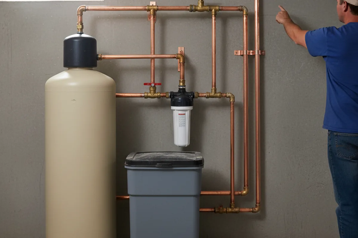 Whole-house water treatment system installed in Spangle